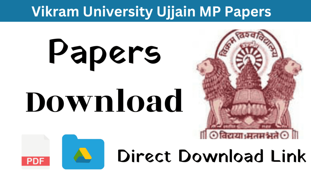 vikram university previous year papers