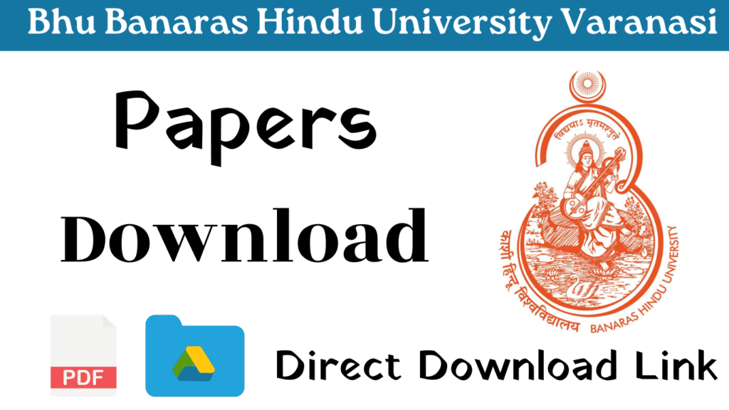 old question paper of Bhu Banaras Hindu University