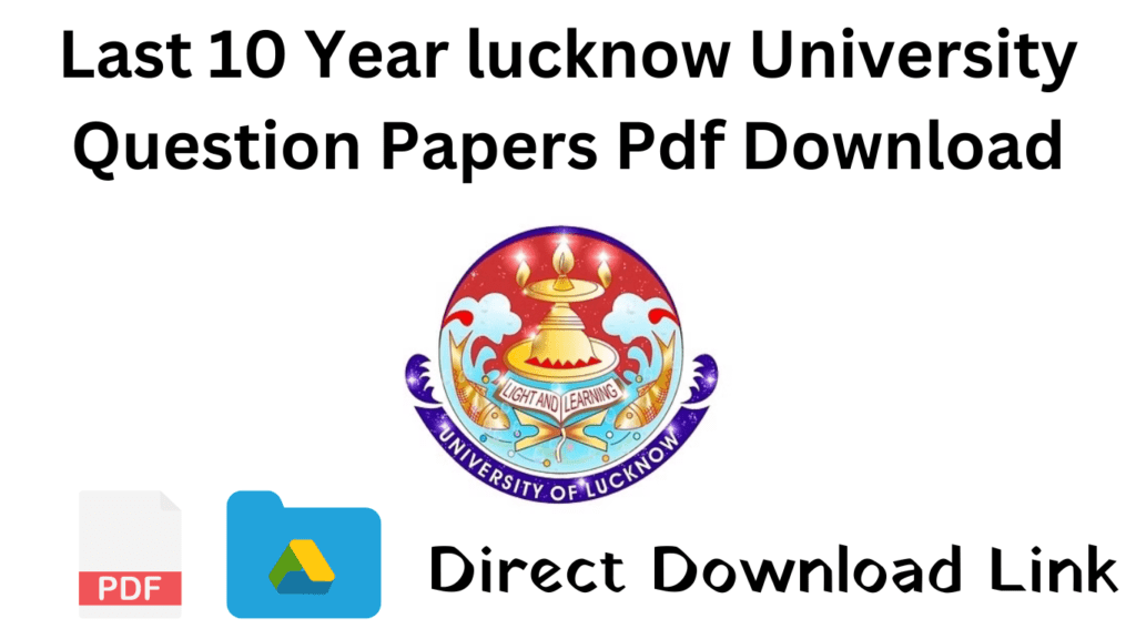  lucknow university previous year question papers