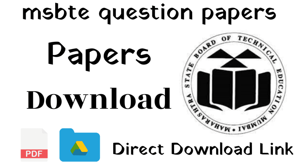 msbte question papers Download
