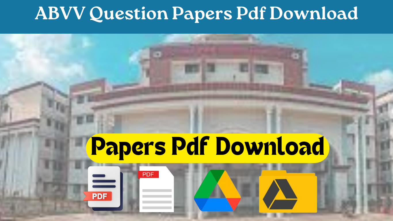 ABVV Question Papers Pdf Download