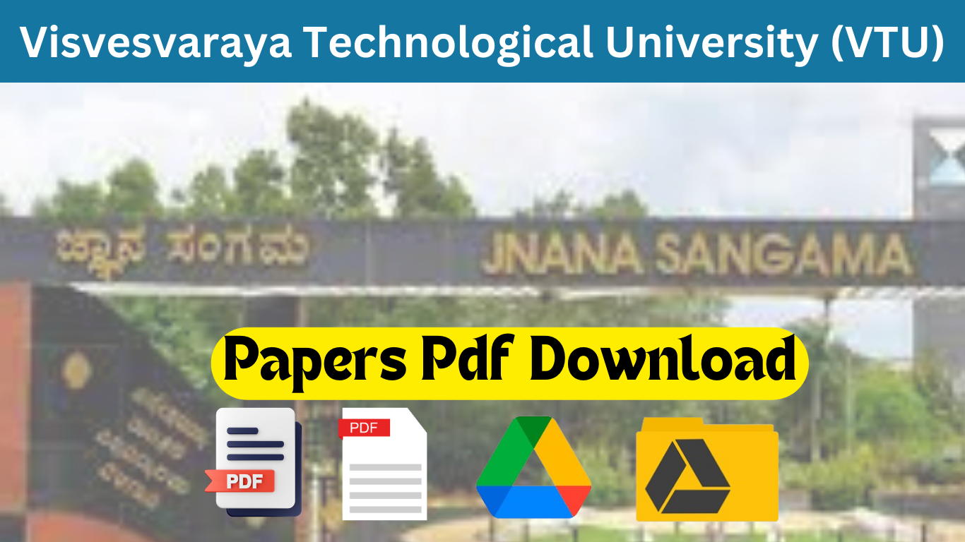 Vtu Previous Year Question Papers Pdf