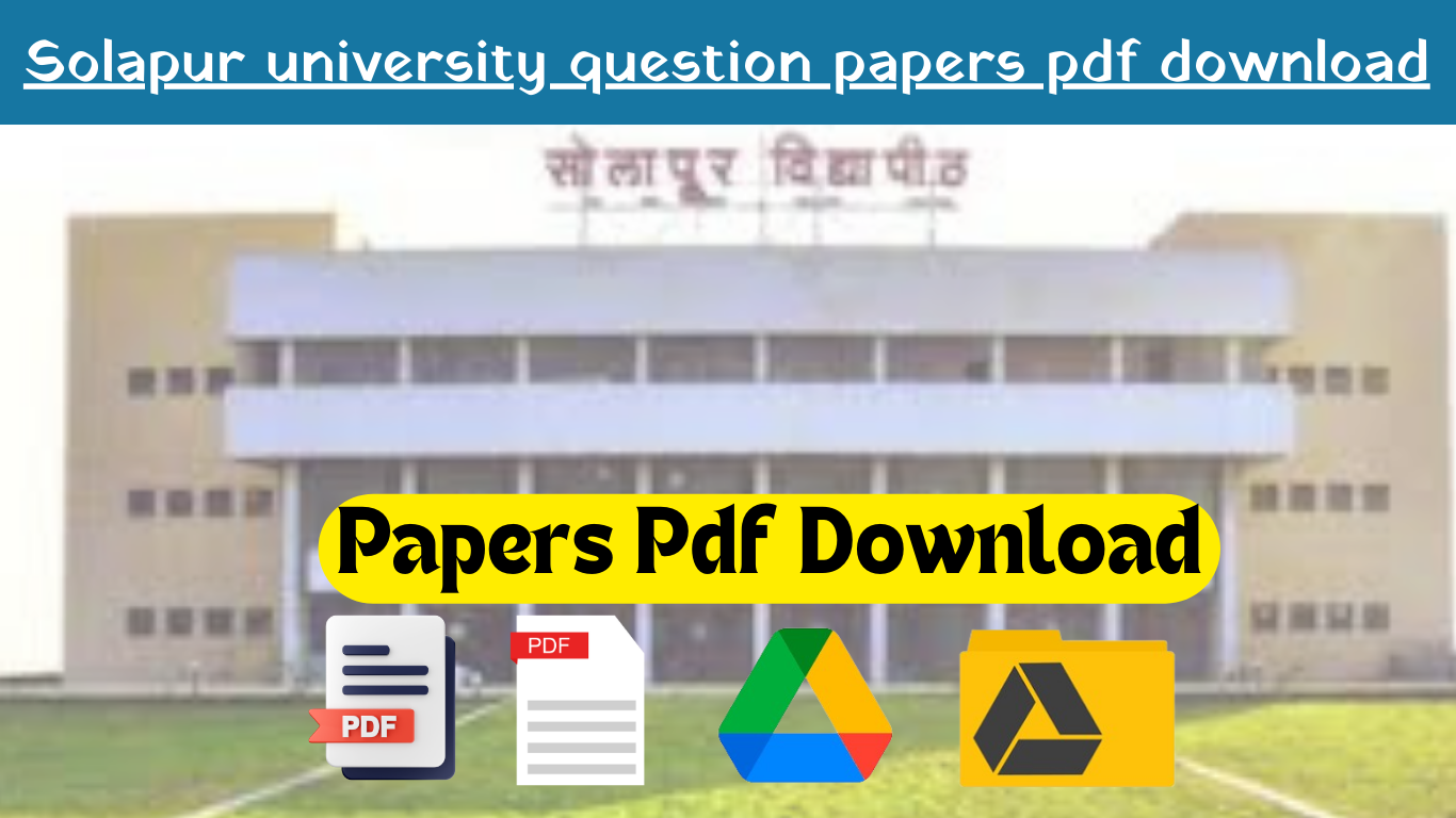Solapur university question papers pdf download