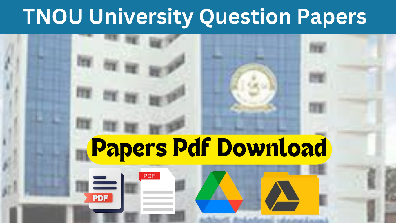 Tnou previous year question papers pdf download