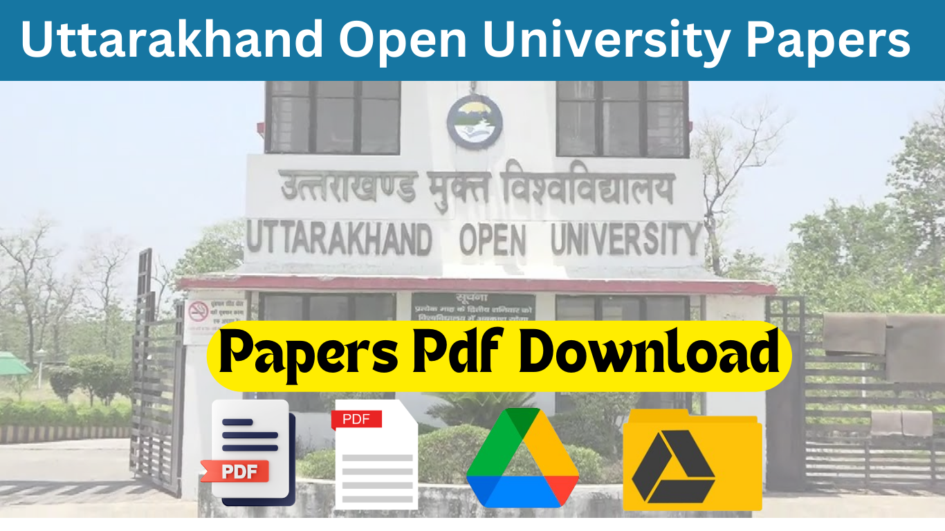 uttarakhand open university old question paper