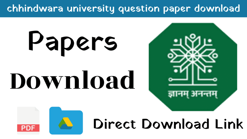 chhindwara university question paper download