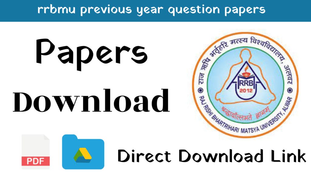 rrbmu previous year question papers
