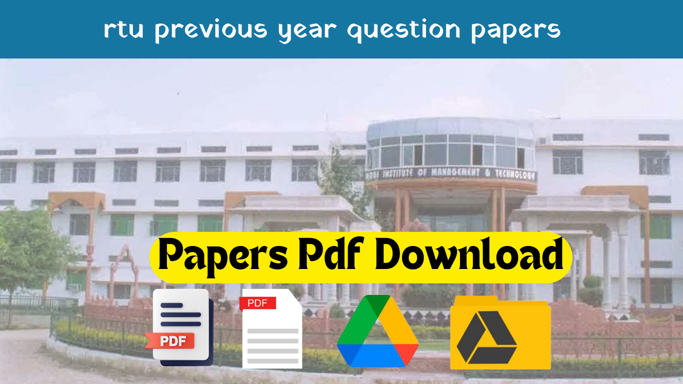 rtu previous year question papers