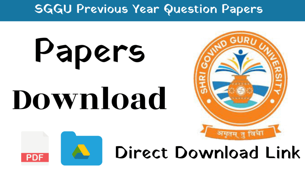 sggu old question paper