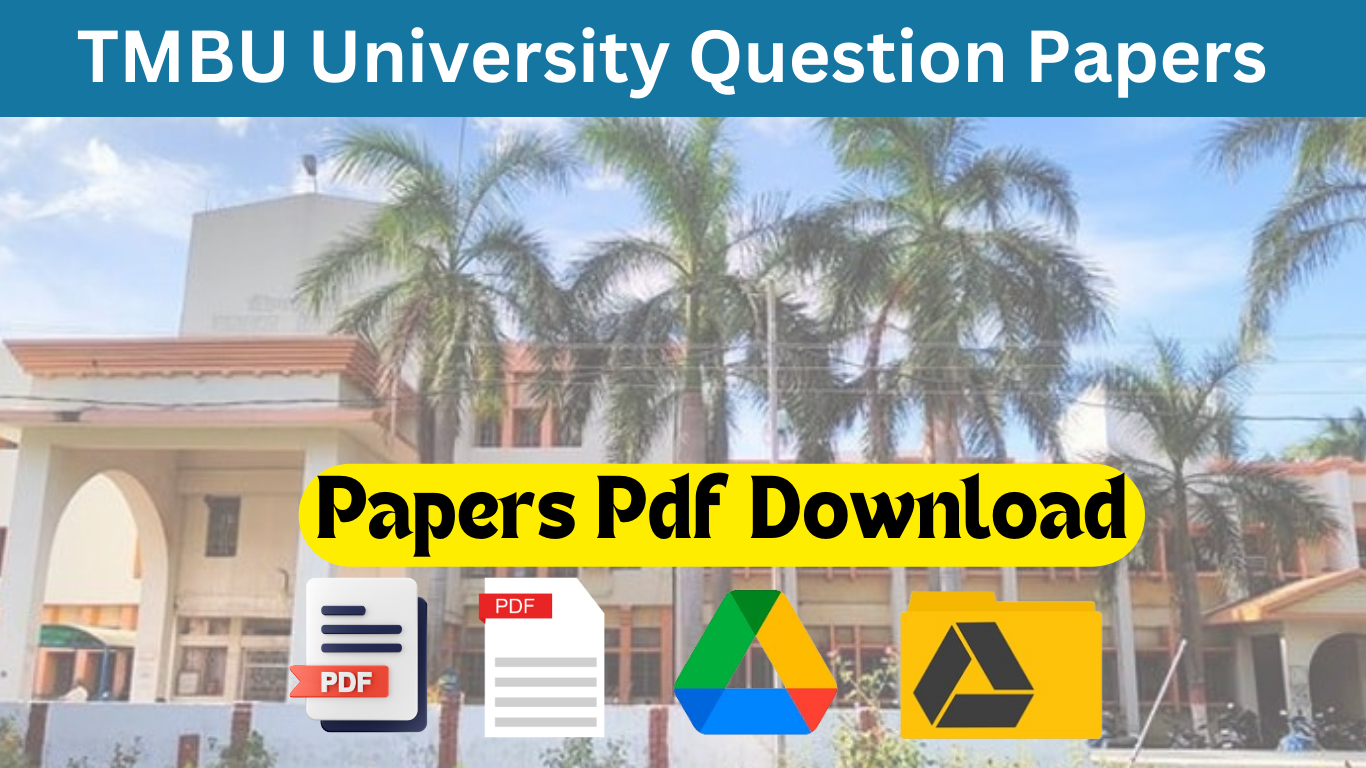 tmbu previous year question papers pdf